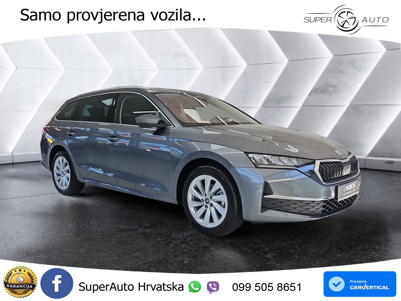 Škoda Octavia Combi 1.5 TSI (150 KS) DSG LED+GR SJED+ACC