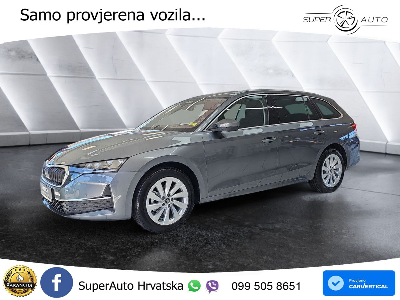 Škoda Octavia Combi 1.5 TSI (150 KS) DSG LED+GR SJED+ACC
