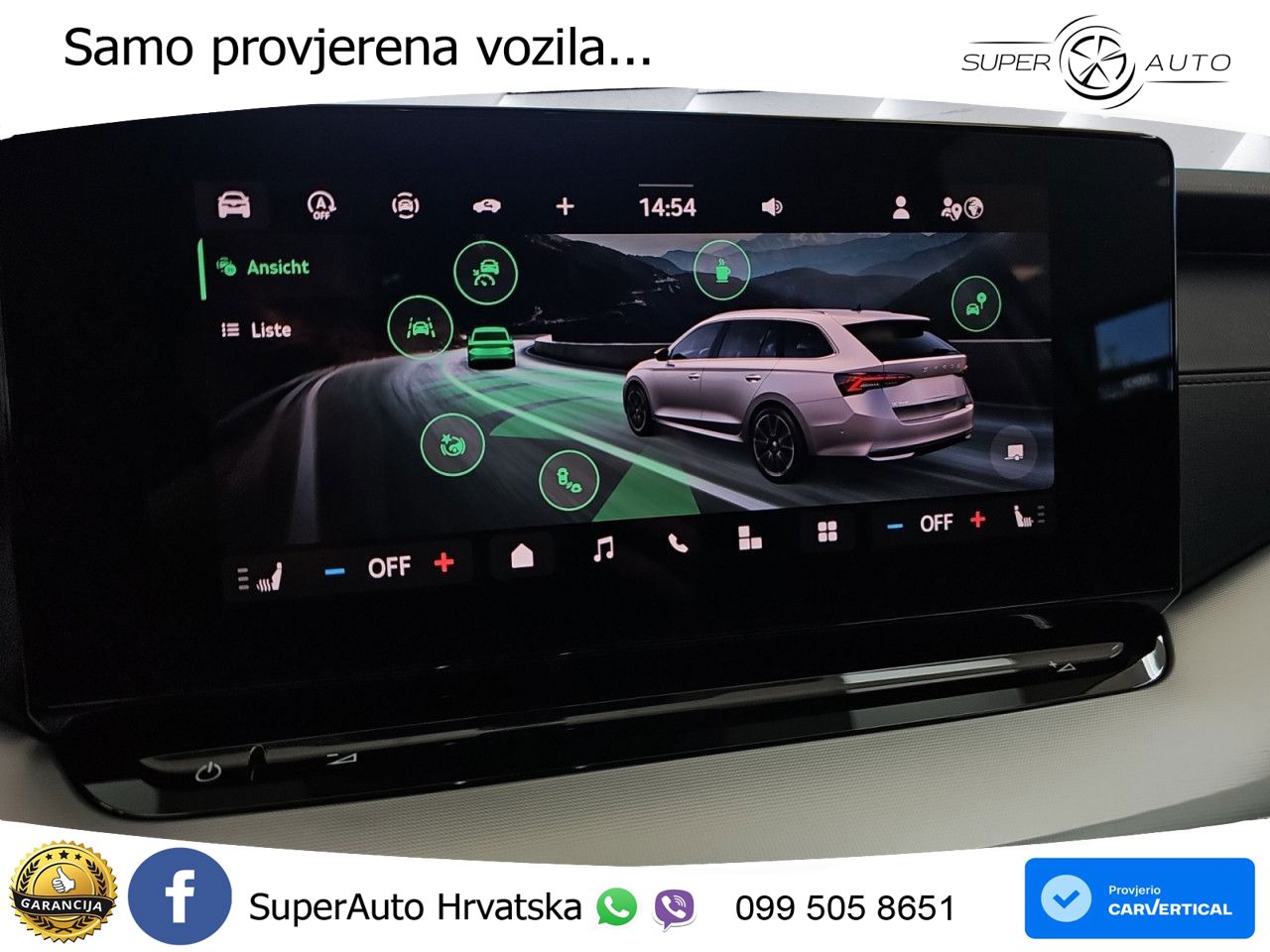 Škoda Octavia Combi 1.5 TSI (150 KS) DSG LED+GR SJED+ACC