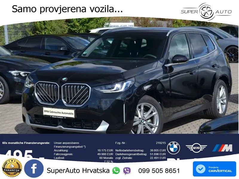 BMW X3 20d xDrive Steptronic LED+GR SJED+ACC
