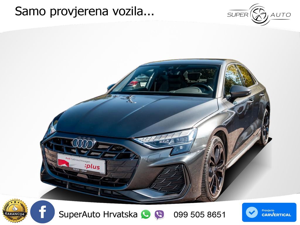 Audi A3 Limuzina 35 TFSI (150 KS) S tronic 2x S line LED+GR SJED+ACC