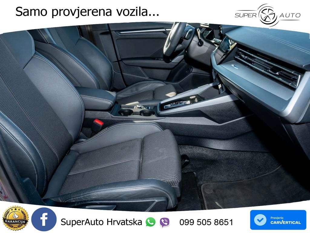 Audi A3 Limuzina 35 TFSI (150 KS) S tronic 2x S line LED+GR SJED+ACC