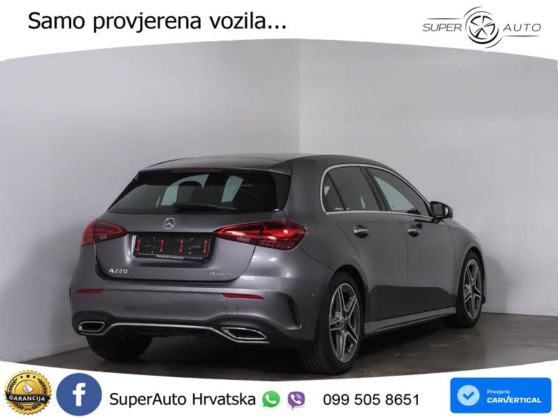 Mercedes-Benz A 220 4MATIC 8G-DCT ACC+HEAD+GR SJED+360+PANO