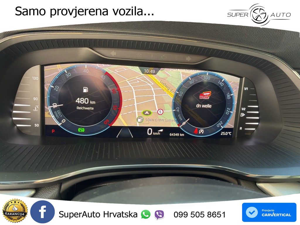 Škoda Octavia Combi 2.0 TDI (150 KS) DSG LED+GR SJED+ACC