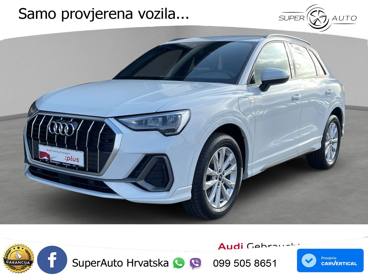 Audi Q3 45 TFSIe (245 KS) S tronic S line LED+GR SJED+ACC