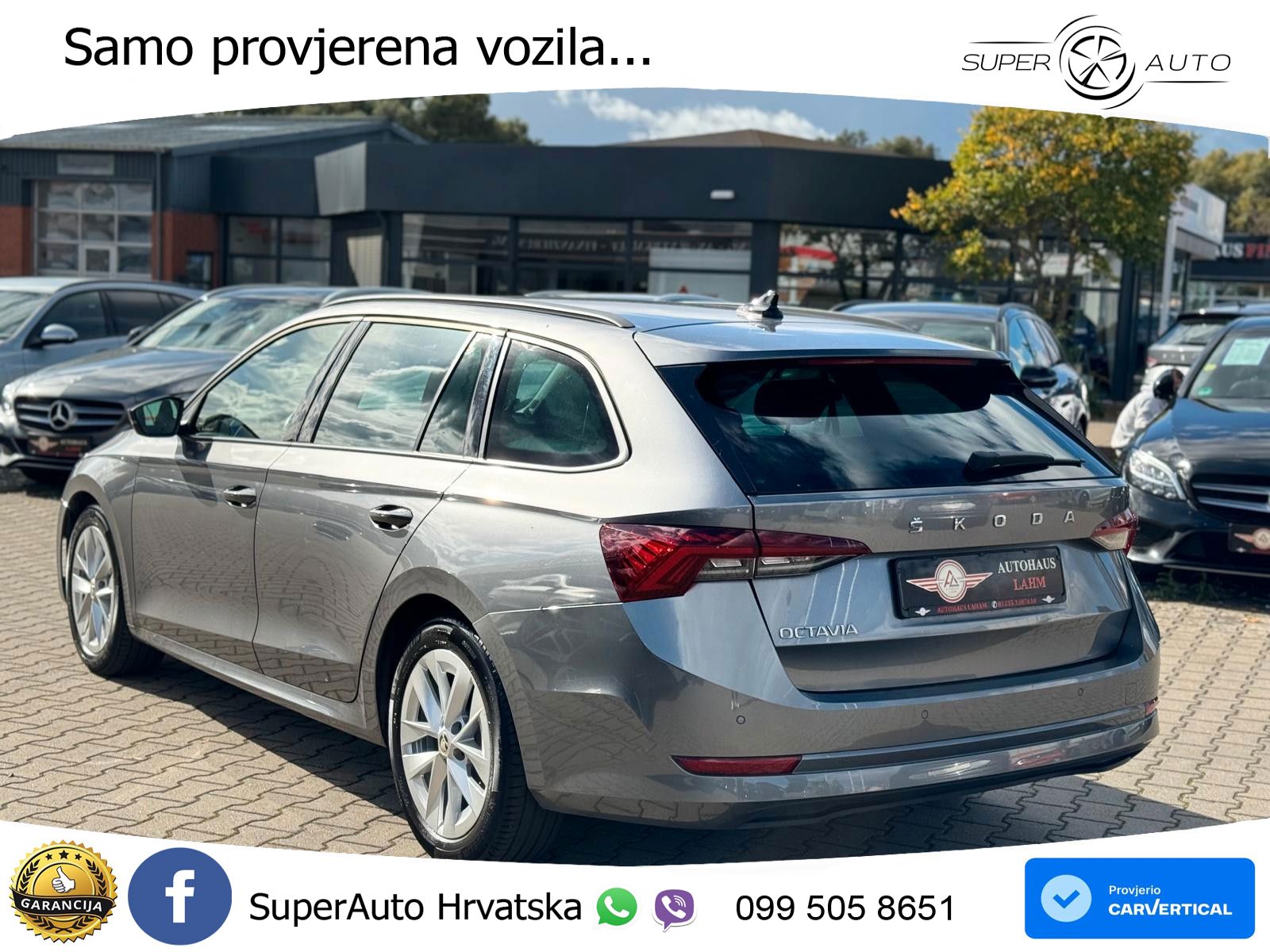 Škoda Octavia Combi 2.0 TDI (150 KS) DSG LED+GR SJED+ACC