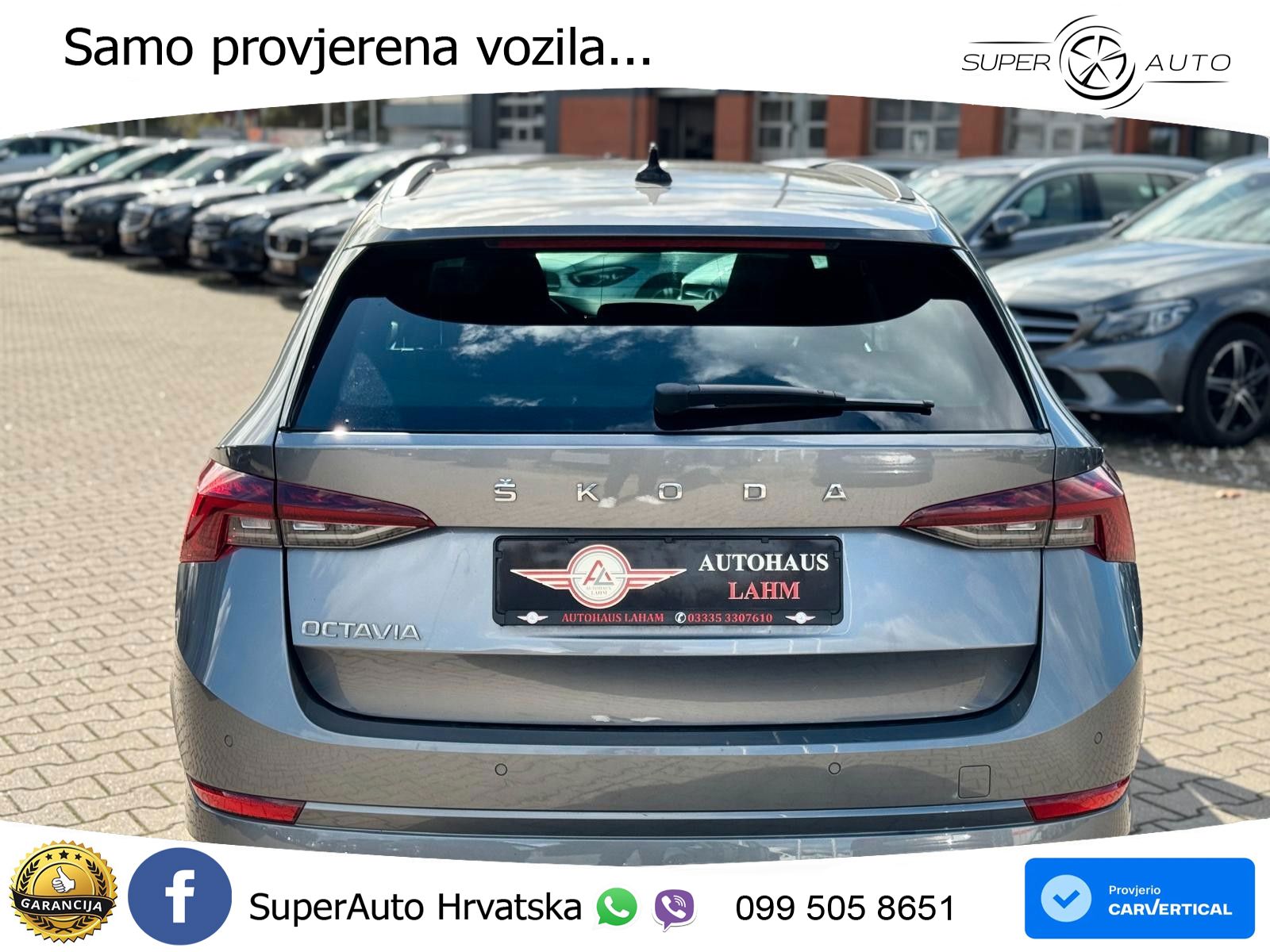 Škoda Octavia Combi 2.0 TDI (150 KS) DSG LED+GR SJED+ACC