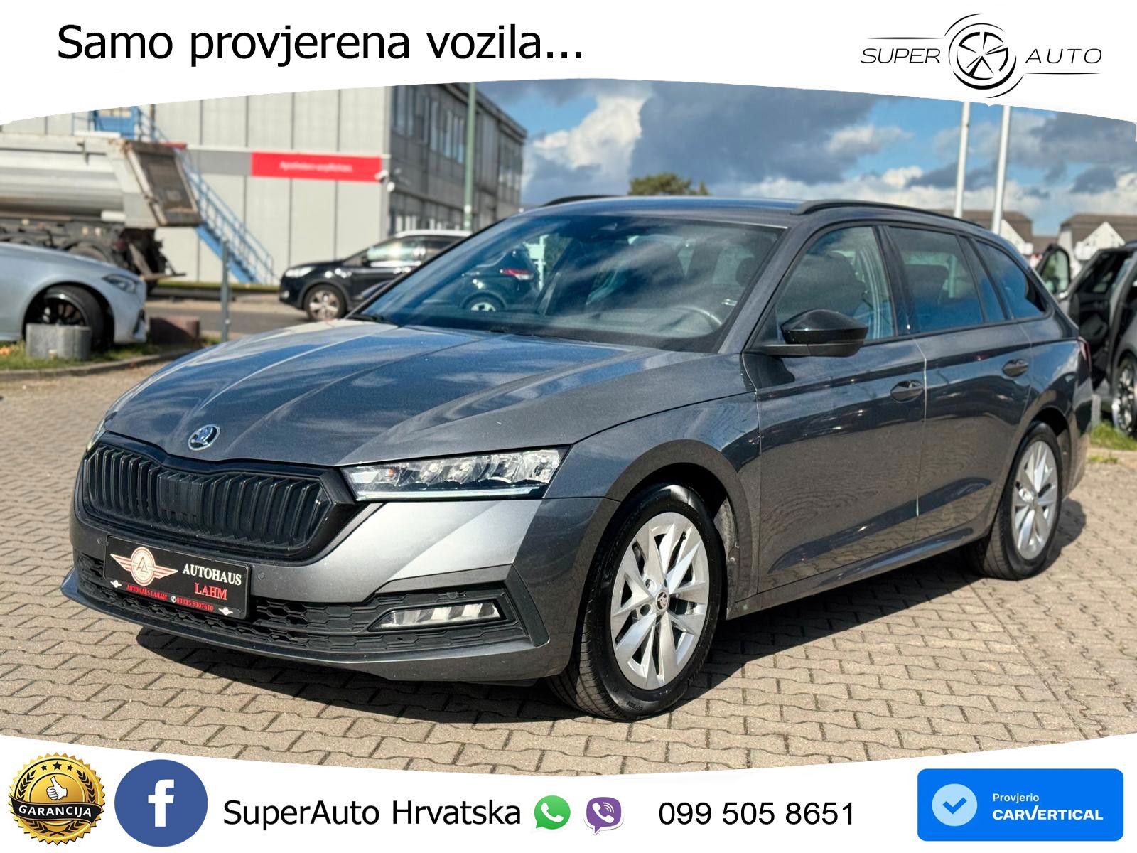 Škoda Octavia Combi 2.0 TDI (150 KS) DSG LED+GR SJED+ACC