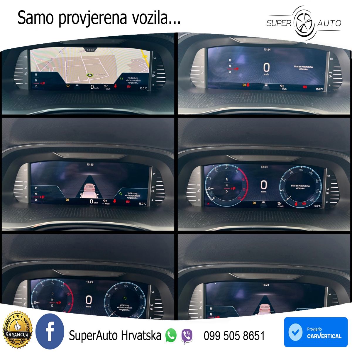Škoda Octavia Combi 2.0 TDI (150 KS) DSG LED+GR SJED+ACC