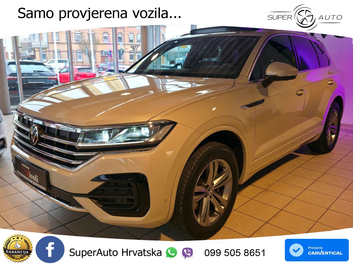 Volkswagen Touareg 3.0 V6 TDI (286 KS) 4MOTION Tiptronic R-Line LED+GR SJED+ACC