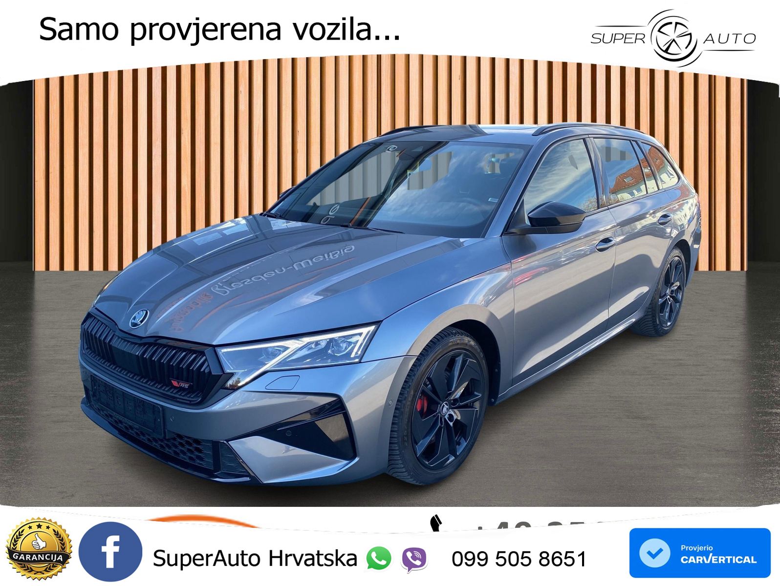Škoda Octavia Combi RS 2.0 TSI (265 KS) DSG MATRIX+GR SJED+KAM