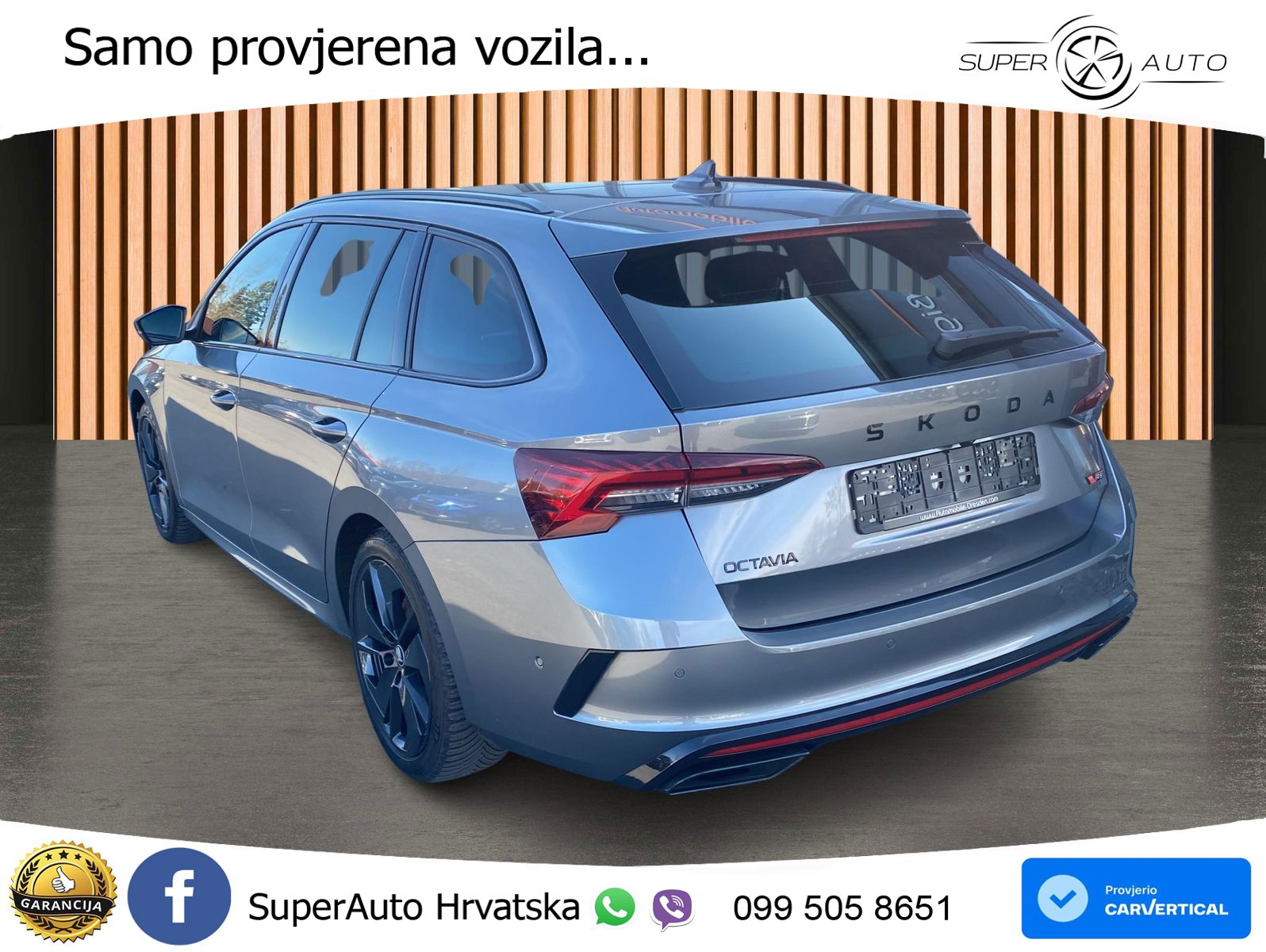 Škoda Octavia Combi RS 2.0 TSI (265 KS) DSG MATRIX+GR SJED+KAM