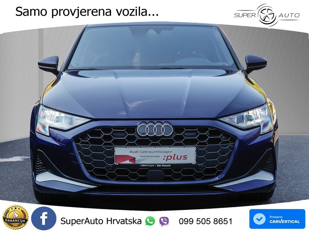 Audi A3 Sportback 30 TFSI (116 KS) Mild Hybrid S tronic advanced LED+GR SJED+ACC