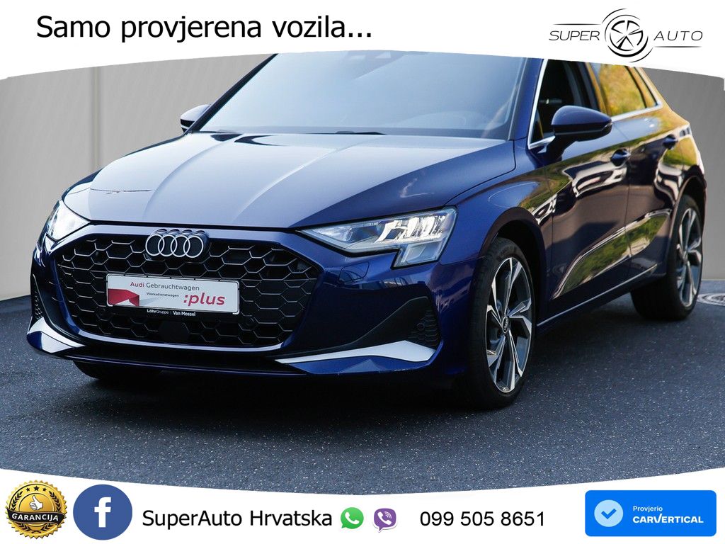 Audi A3 Sportback 30 TFSI (116 KS) Mild Hybrid S tronic advanced LED+GR SJED+ACC