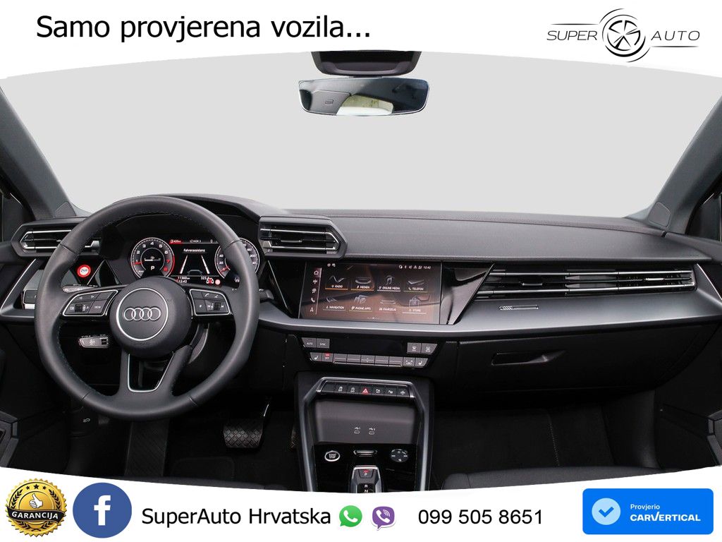 Audi A3 Sportback 30 TFSI (116 KS) Mild Hybrid S tronic advanced LED+GR SJED+ACC