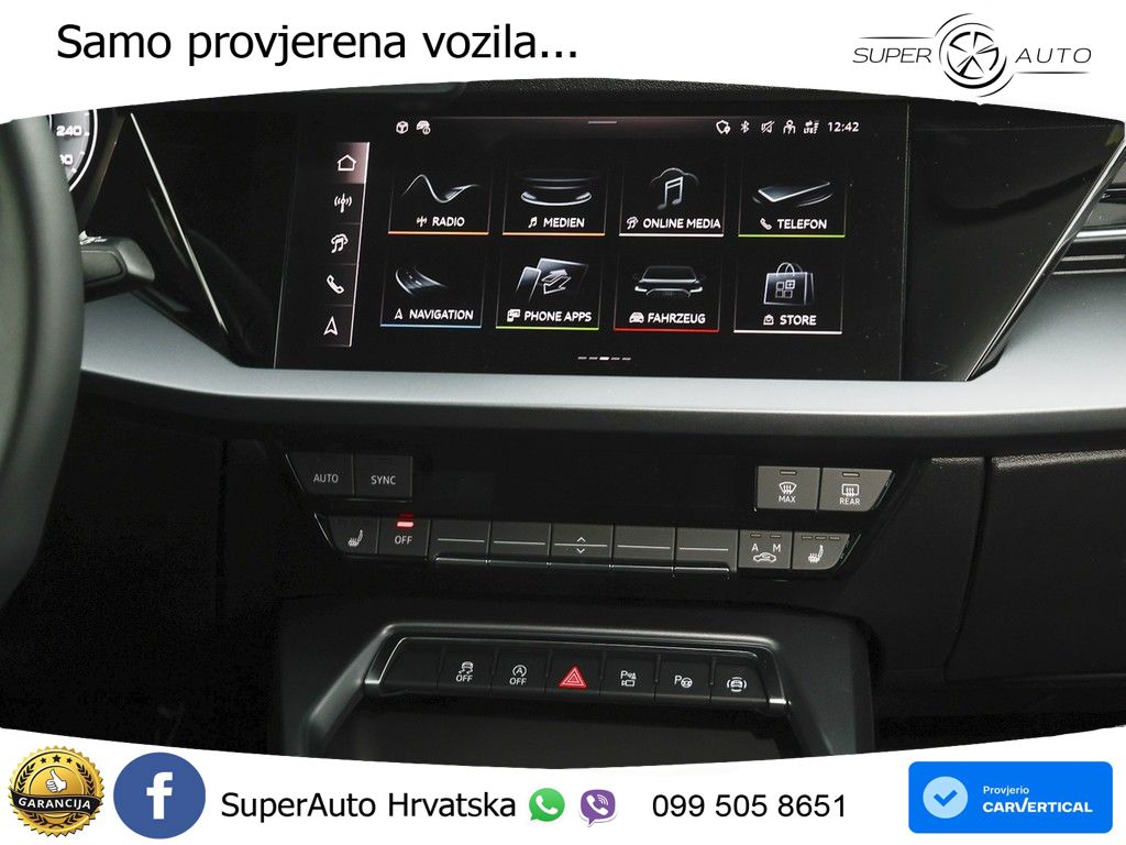 Audi A3 Sportback 30 TFSI (116 KS) Mild Hybrid S tronic advanced LED+GR SJED+ACC