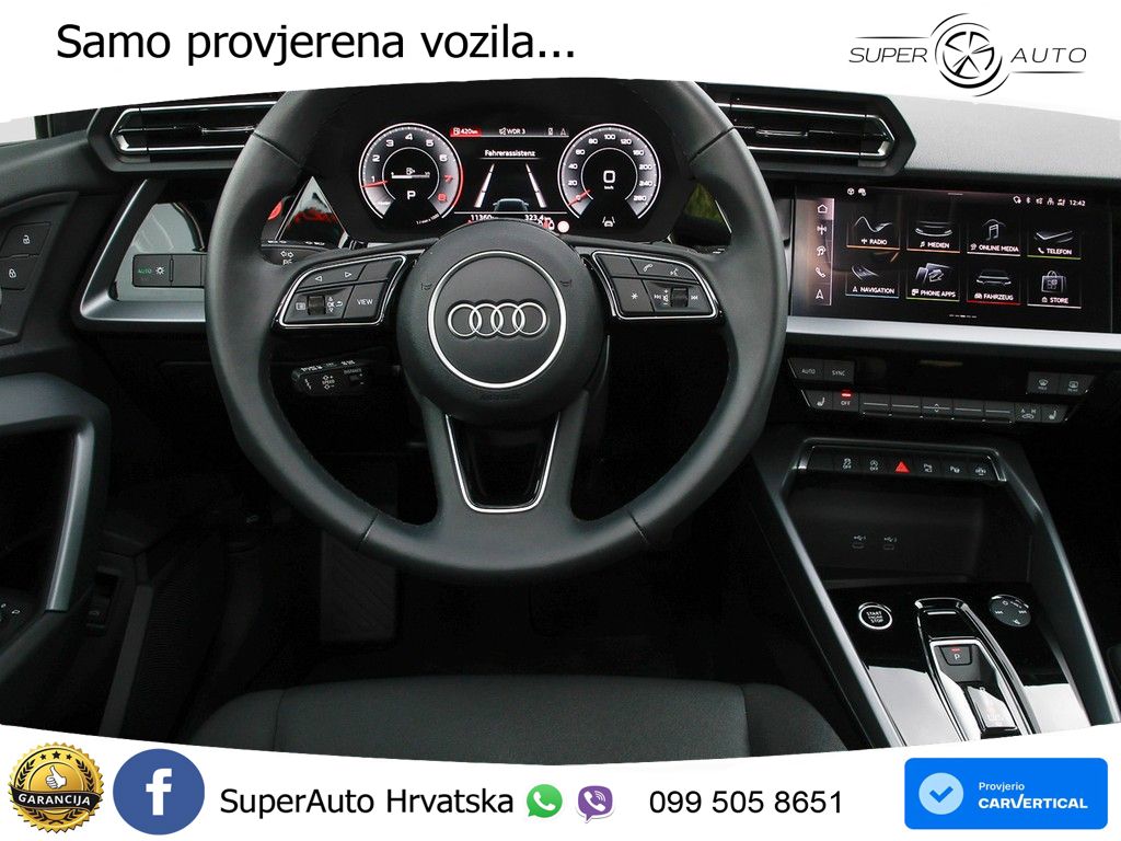 Audi A3 Sportback 30 TFSI (116 KS) Mild Hybrid S tronic advanced LED+GR SJED+ACC