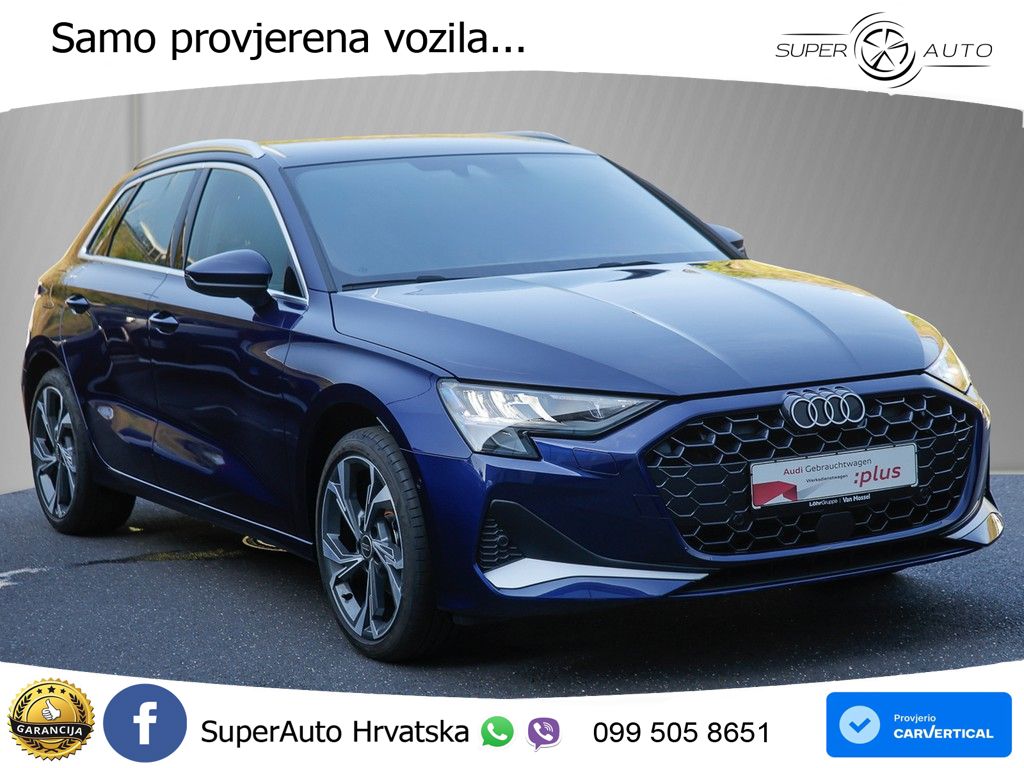 Audi A3 Sportback 30 TFSI (116 KS) Mild Hybrid S tronic advanced LED+GR SJED+ACC