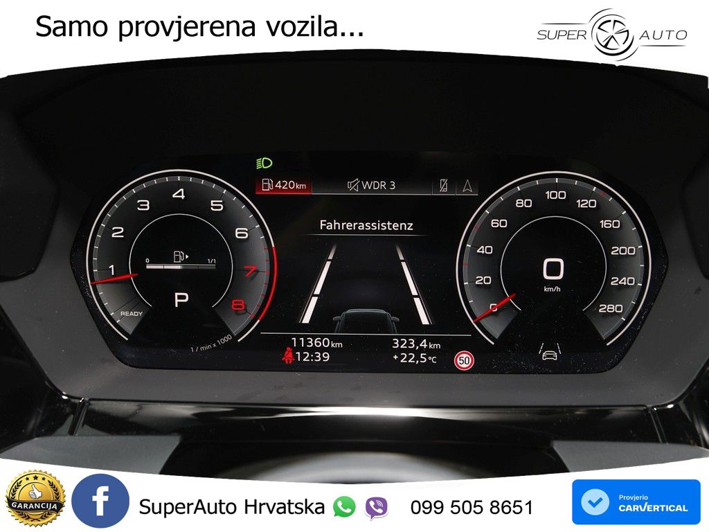 Audi A3 Sportback 30 TFSI (116 KS) Mild Hybrid S tronic advanced LED+GR SJED+ACC