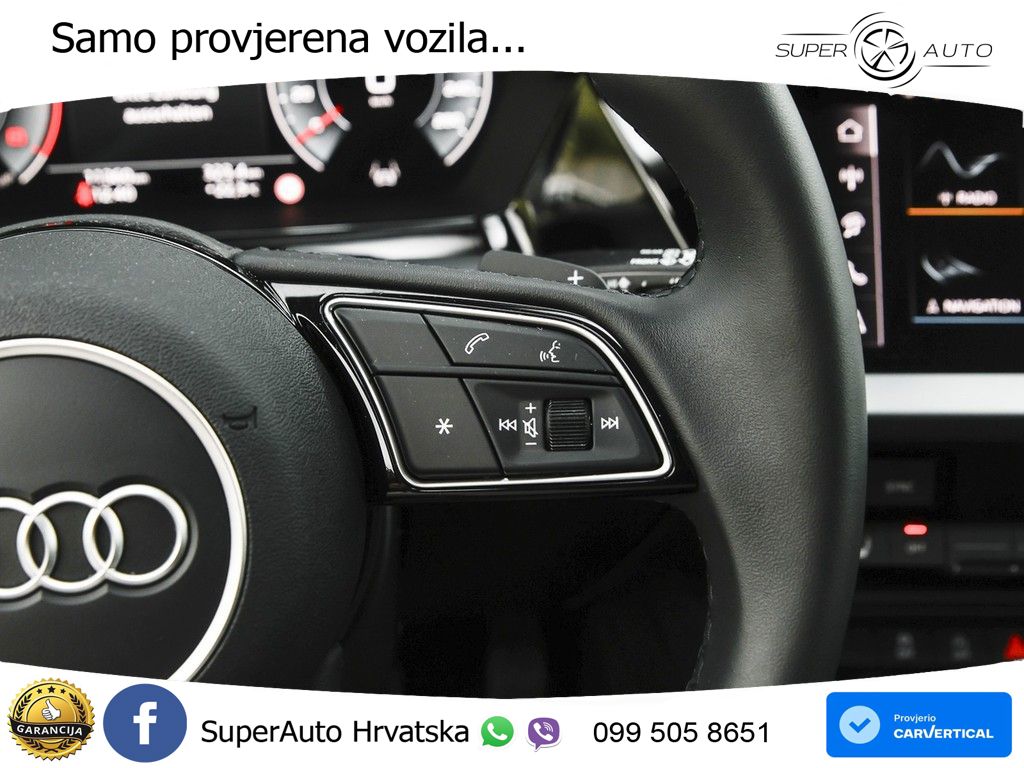 Audi A3 Sportback 30 TFSI (116 KS) Mild Hybrid S tronic advanced LED+GR SJED+ACC