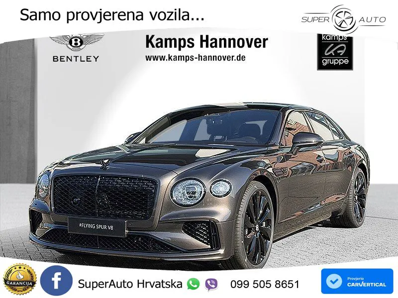 Bentley Flying Spur IV S 4.0 V8 TFSi (680 KS) AWD DCT ZRAČNI+ACC+GR SJED+KAM+PANO