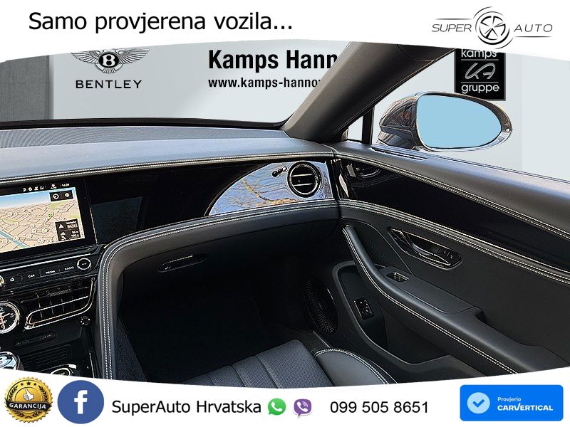 Bentley Flying Spur IV S 4.0 V8 TFSi (680 KS) AWD DCT ZRAČNI+ACC+GR SJED+KAM+PANO