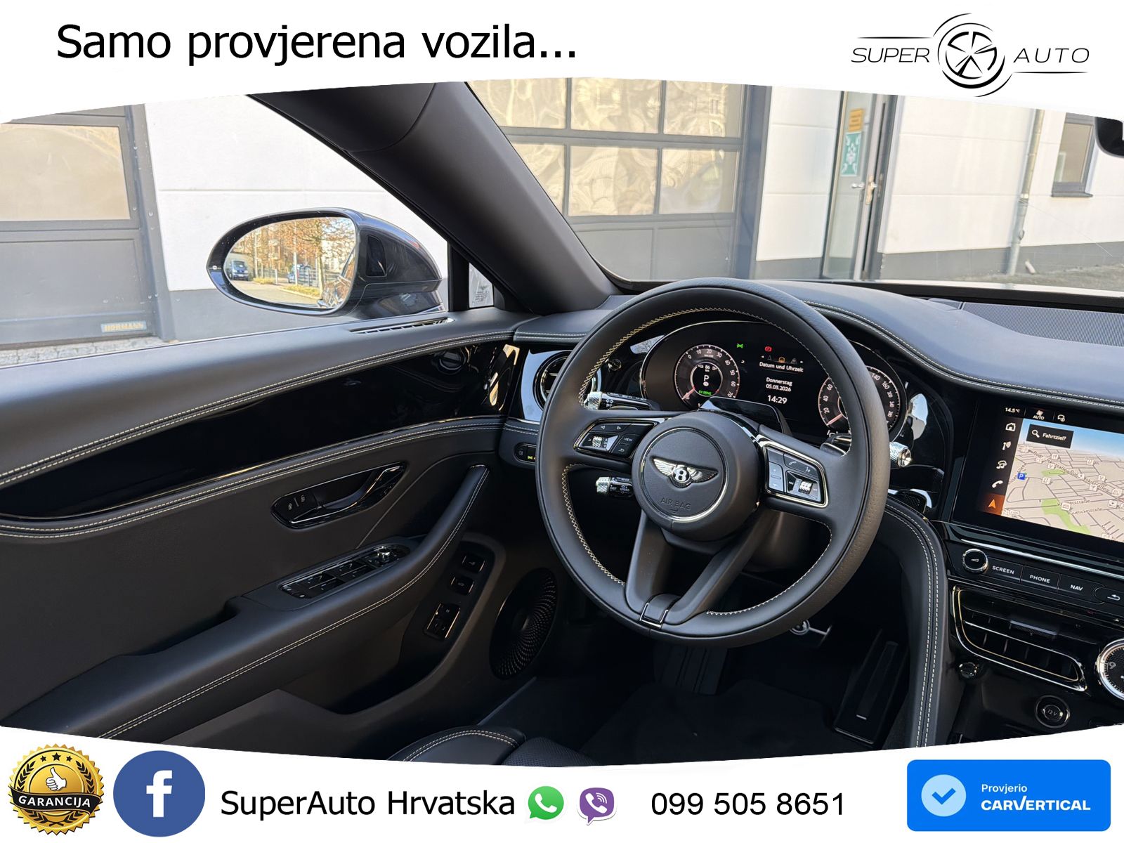 Bentley Flying Spur IV S 4.0 V8 TFSi (680 KS) AWD DCT ZRAČNI+ACC+GR SJED+KAM+PANO