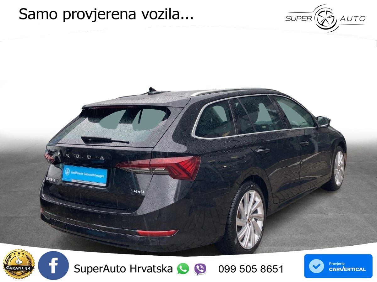 Škoda Octavia Combi 2.0 TSI (190 KS) 4x4 DSG MATRIX+GR SJED+KAM