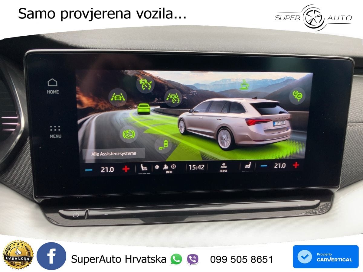 Škoda Octavia Combi 2.0 TSI (190 KS) 4x4 DSG MATRIX+GR SJED+KAM