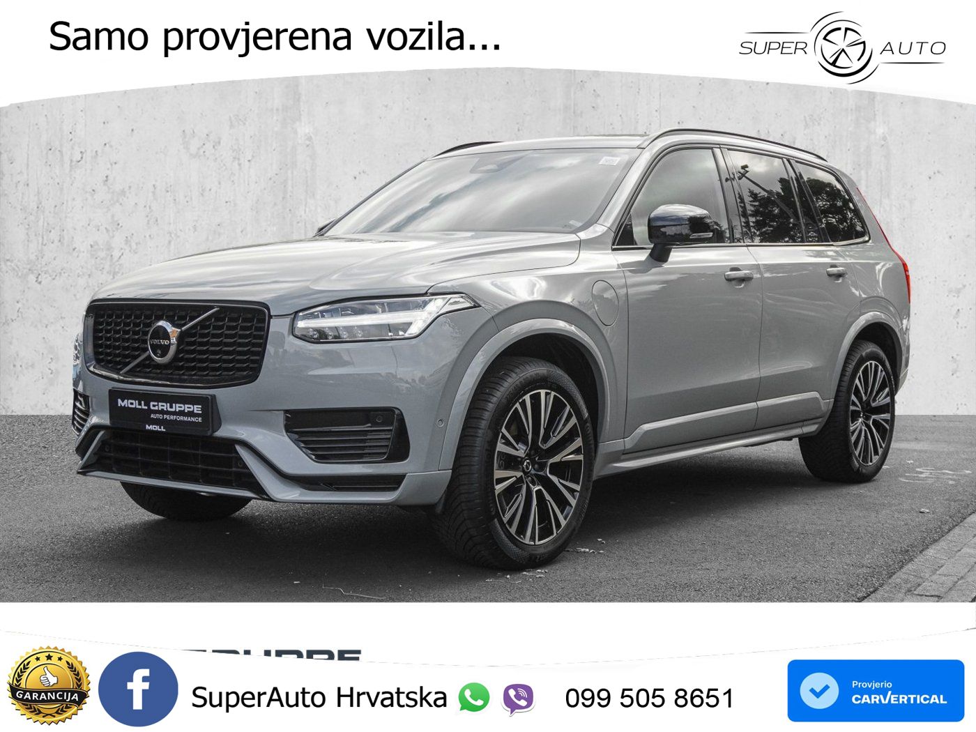 Volvo XC90 2.0 T8 AWD Automatic ACC+GR SJED+360+PANO