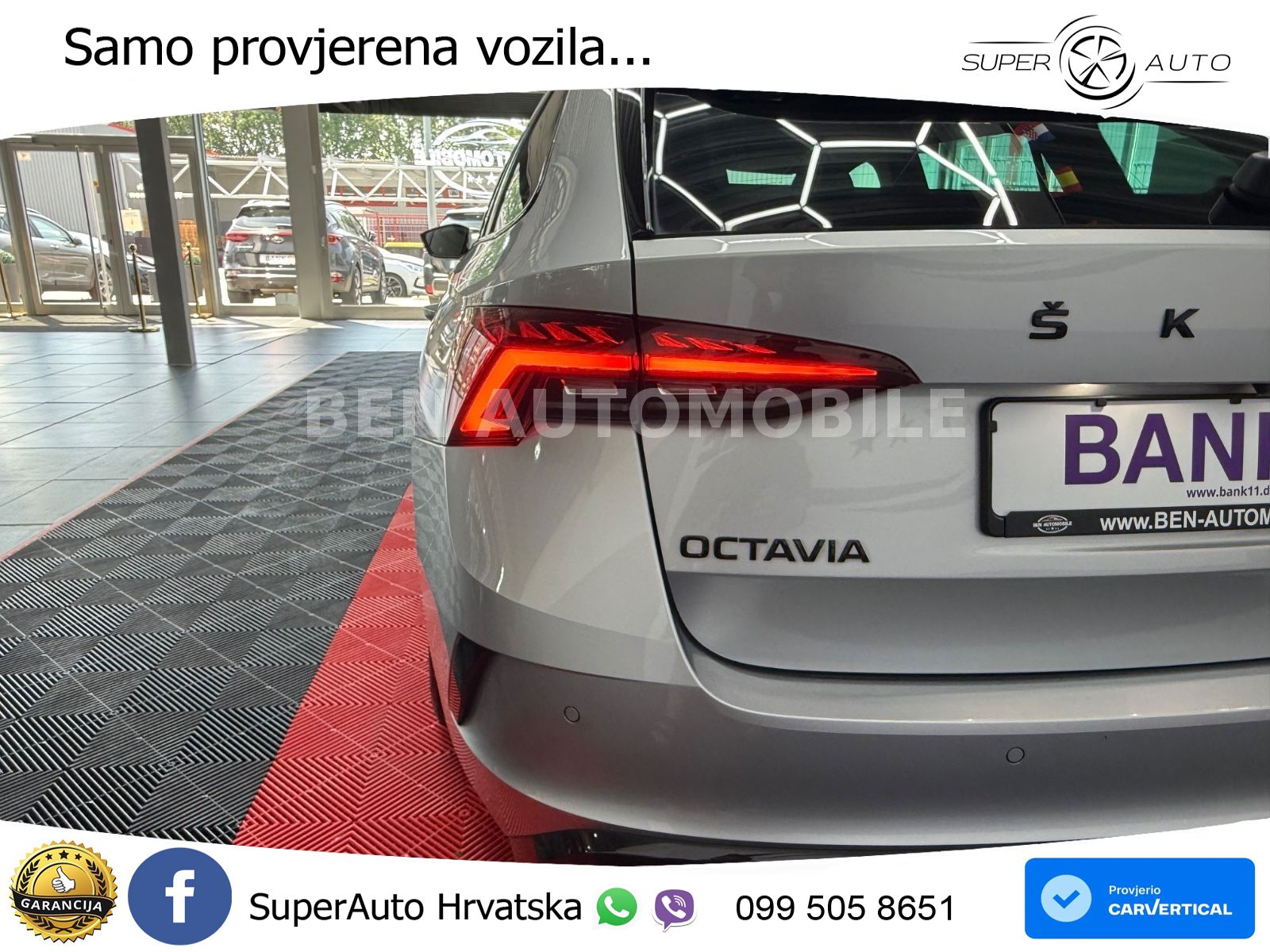 Škoda Octavia Combi RS 2.0 TDI (200 KS) 4x4 DSG LED+GR SJED+ACC