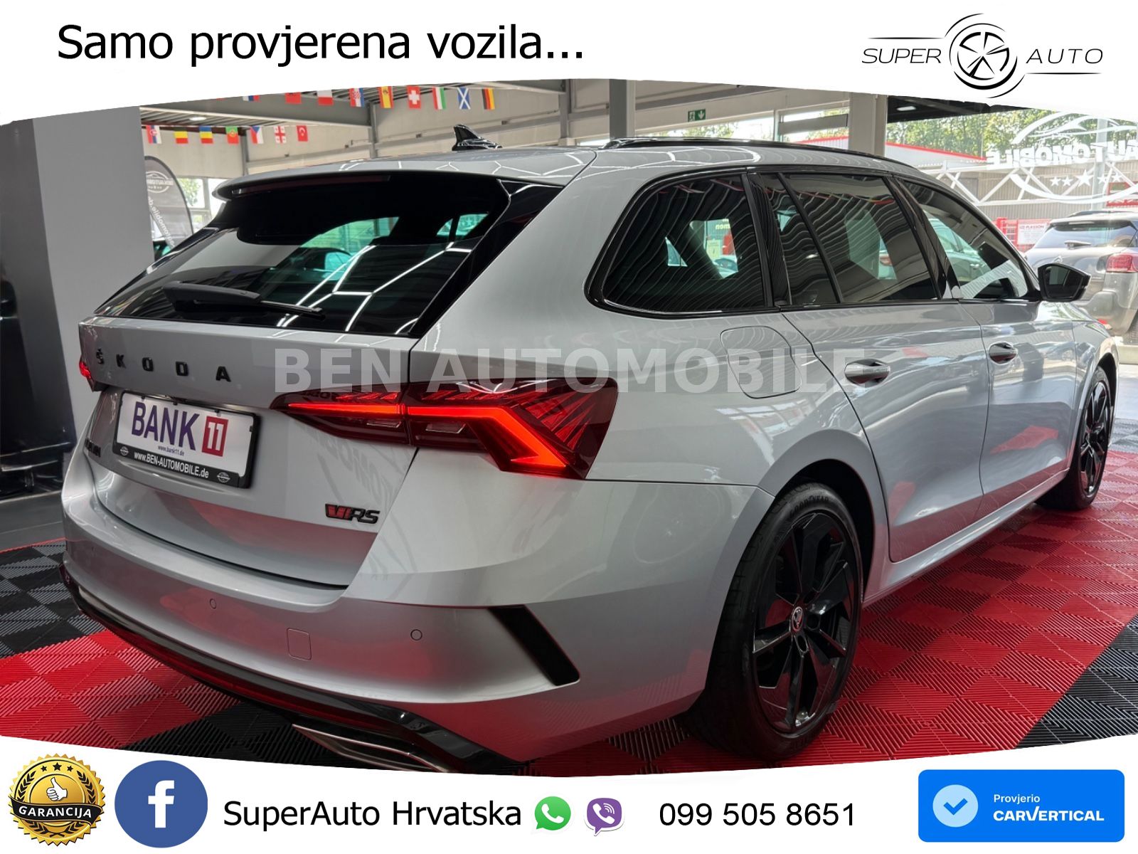 Škoda Octavia Combi RS 2.0 TDI (200 KS) 4x4 DSG LED+GR SJED+ACC