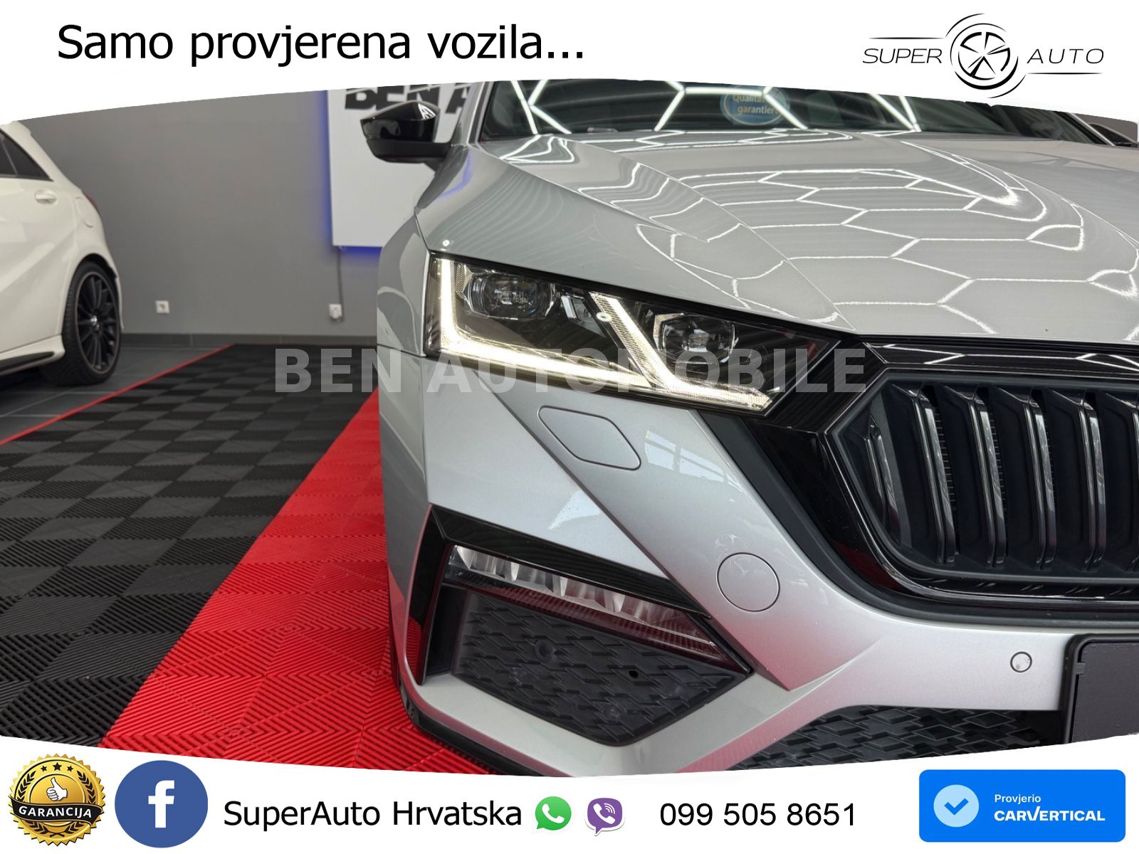 Škoda Octavia Combi RS 2.0 TDI (200 KS) 4x4 DSG LED+GR SJED+ACC