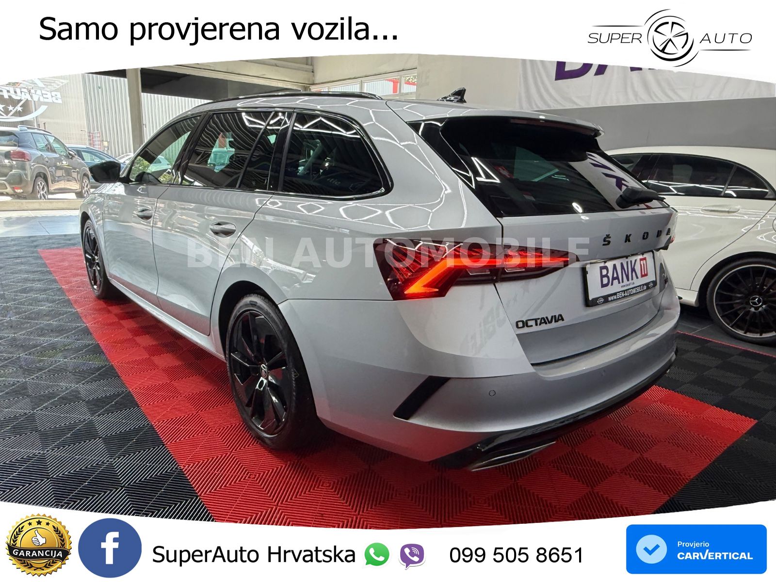Škoda Octavia Combi RS 2.0 TDI (200 KS) 4x4 DSG LED+GR SJED+ACC