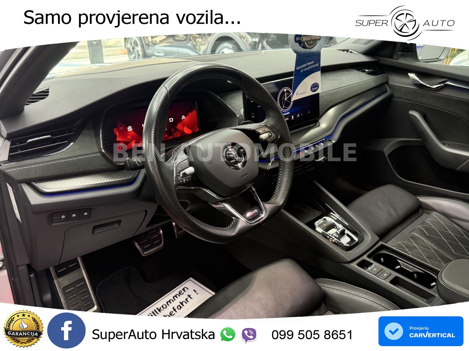 Škoda Octavia Combi RS 2.0 TDI (200 KS) 4x4 DSG LED+GR SJED+ACC