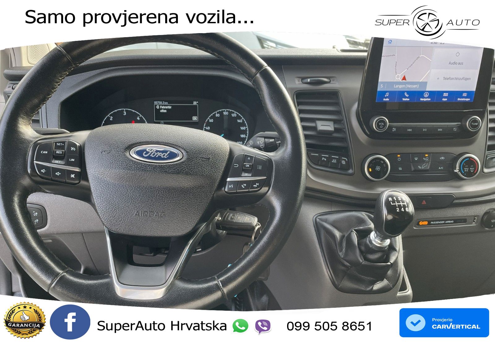 Ford Transit Custom 300 L1 BOTT Regale Klima Navi PDC 131 KS