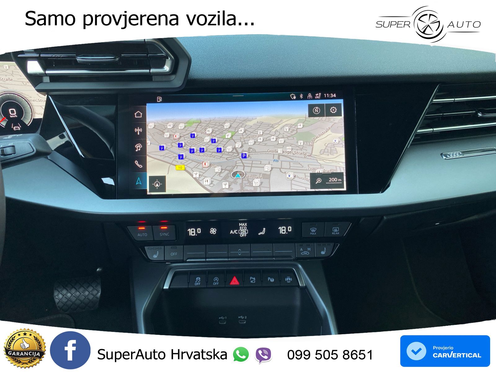 Audi A3 Limuzina 35 TFSI (150 KS) S tronic advanced LED+GR SJED+ACC