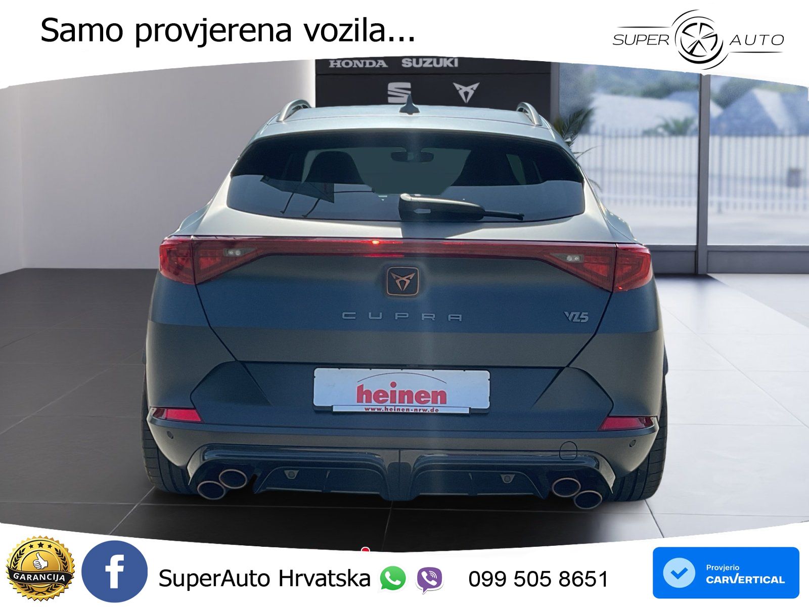 Cupra Formentor VZ5 2.5 TSI (390 KS) 4Drive DSG LED+GR SJED+ACC