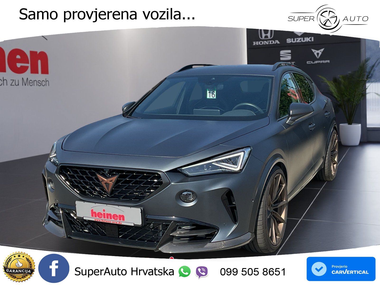 Cupra Formentor VZ5 2.5 TSI (390 KS) 4Drive DSG LED+GR SJED+ACC
