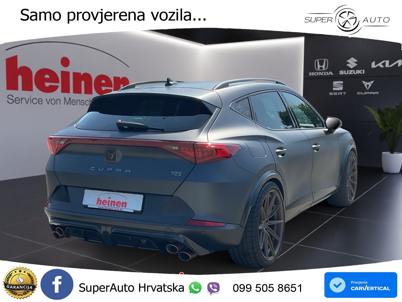 Cupra Formentor VZ5 2.5 TSI (390 KS) 4Drive DSG LED+GR SJED+ACC