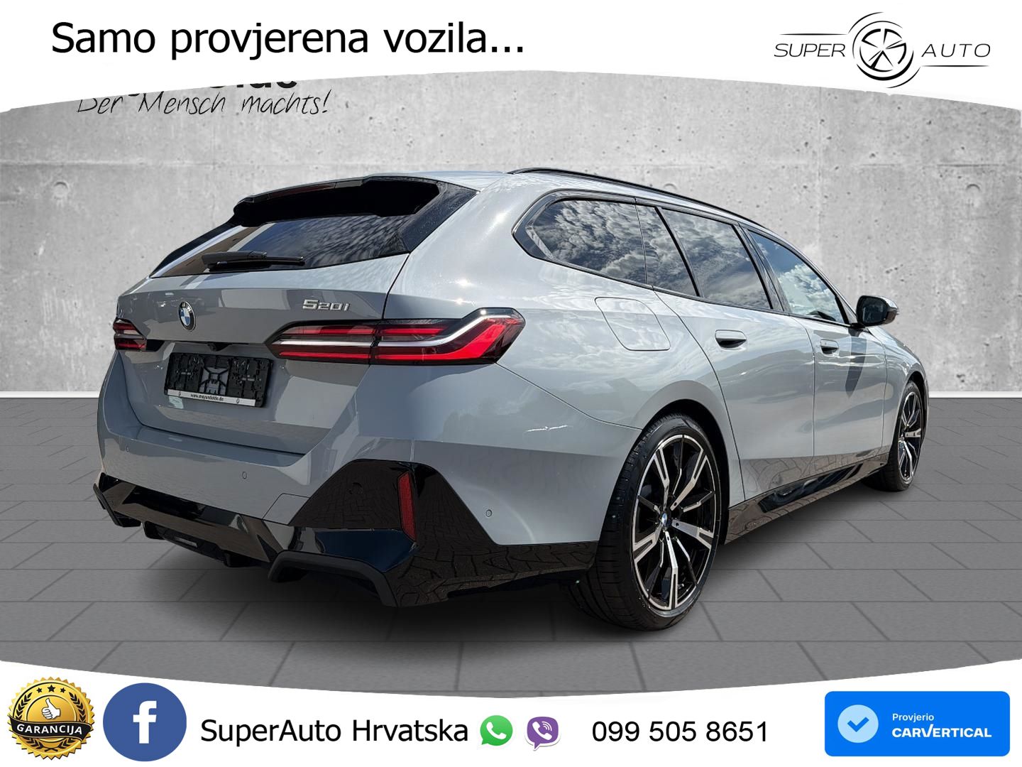 BMW 520i Touring (208 KS) Steptronic M Sport LED+GR SJED+ACC