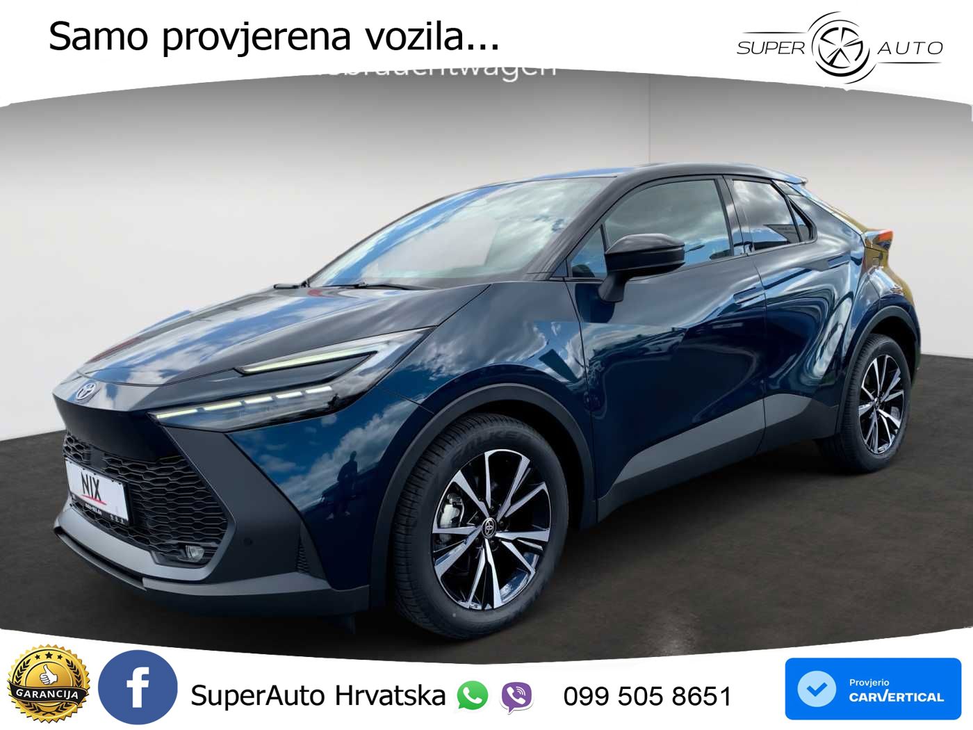 Toyota C-HR 1.8 (140 KS) Hybrid e-CVT Teamplayer LED+GR SJED+ACC