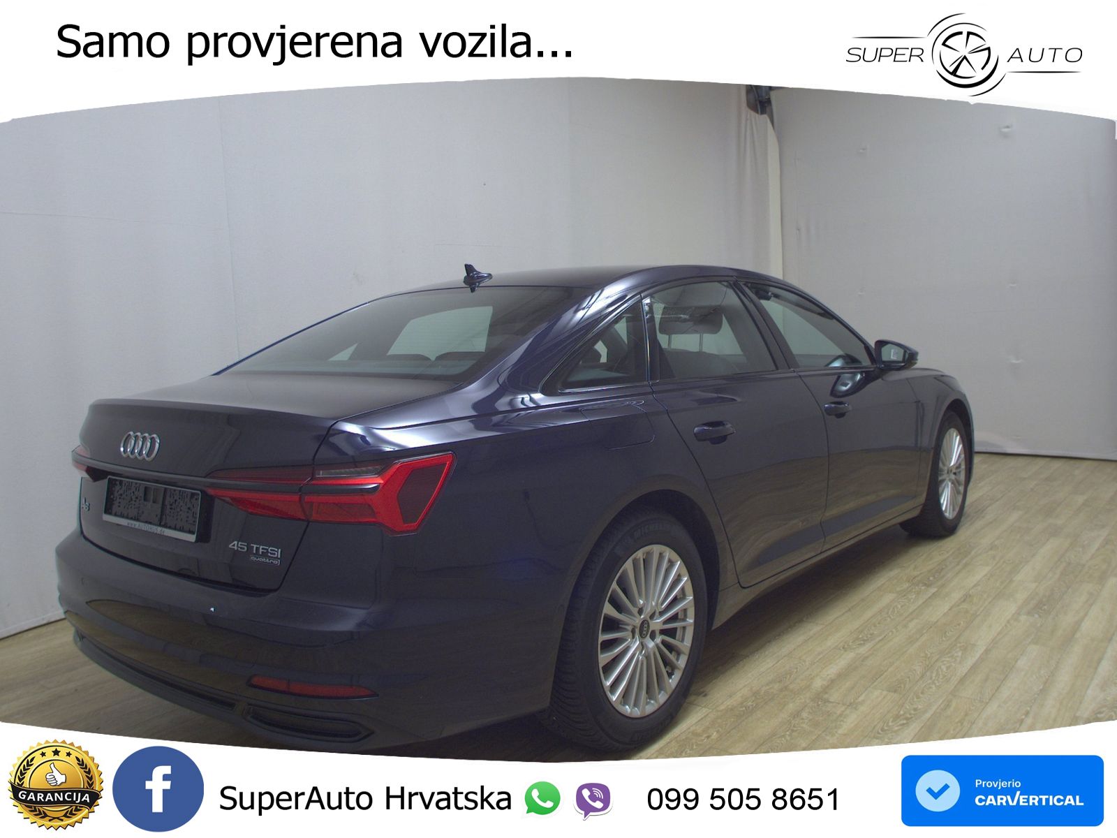 Audi A6 45 TFSI (265 KS) quattro ultra S tronic LED+GR SJED+ACC