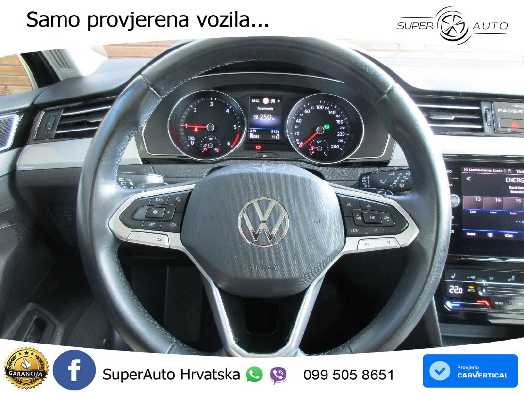 Volkswagen Passat Variant 2.0 TDI (150 KS) DSG Business LED+GR SJED+ACC