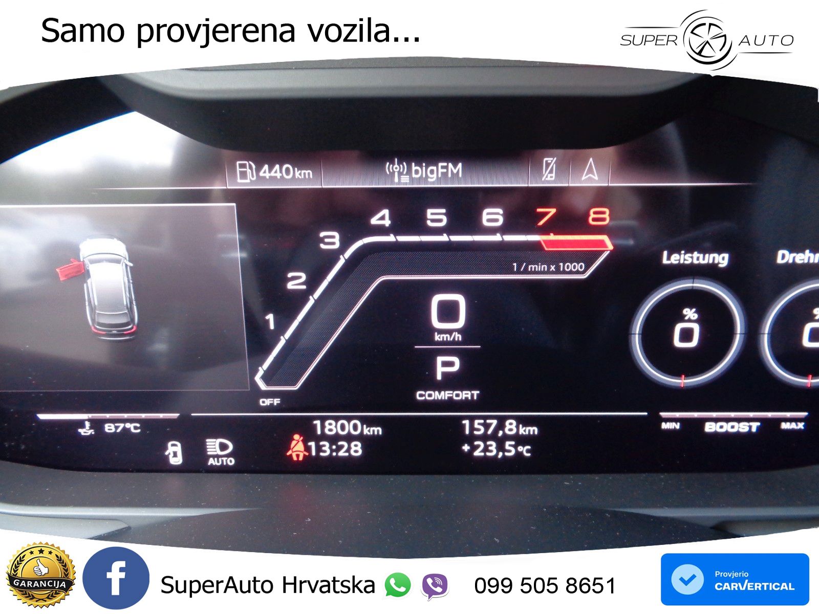 Audi RS6 Avant 4.0 TFSI V8 performance (630 KS)  quattro tiptronic LED+GR SJED+ACC