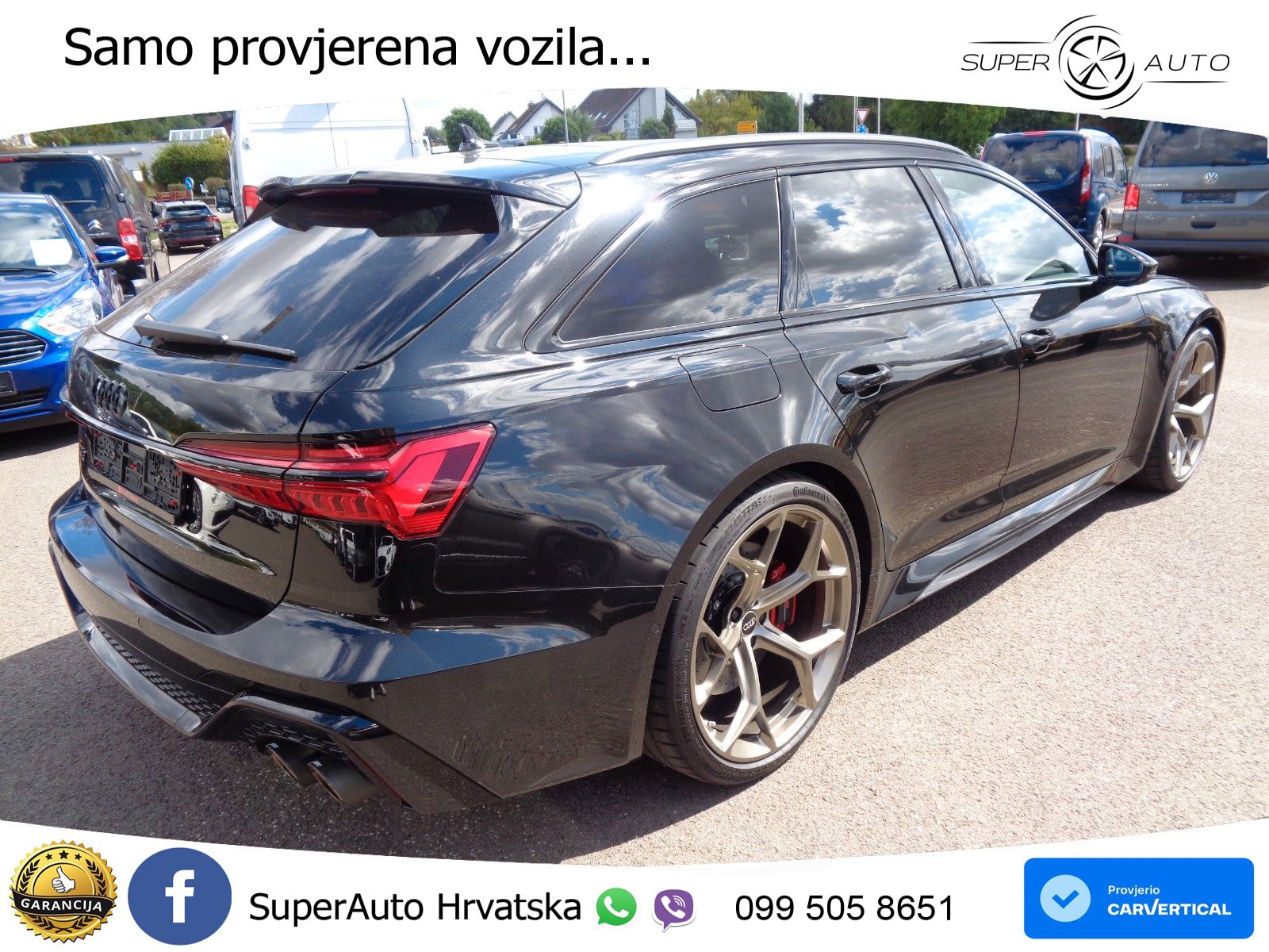 Audi RS6 Avant 4.0 TFSI V8 performance (630 KS)  quattro tiptronic LED+GR SJED+ACC