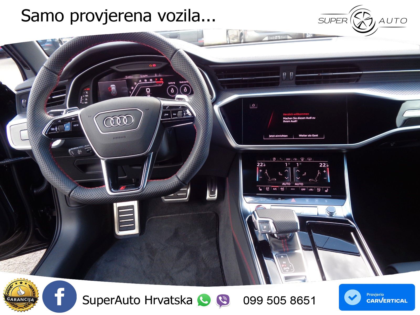 Audi RS6 Avant 4.0 TFSI V8 performance (630 KS)  quattro tiptronic LED+GR SJED+ACC