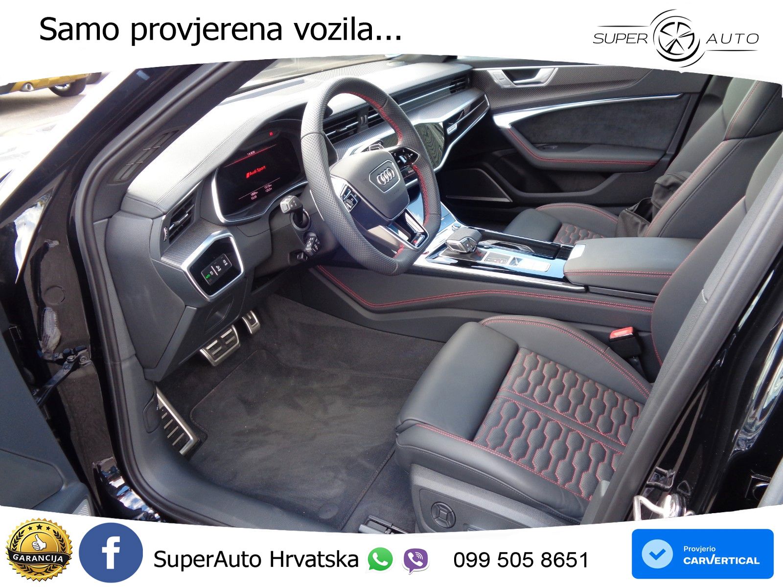 Audi RS6 Avant 4.0 TFSI V8 performance (630 KS)  quattro tiptronic LED+GR SJED+ACC