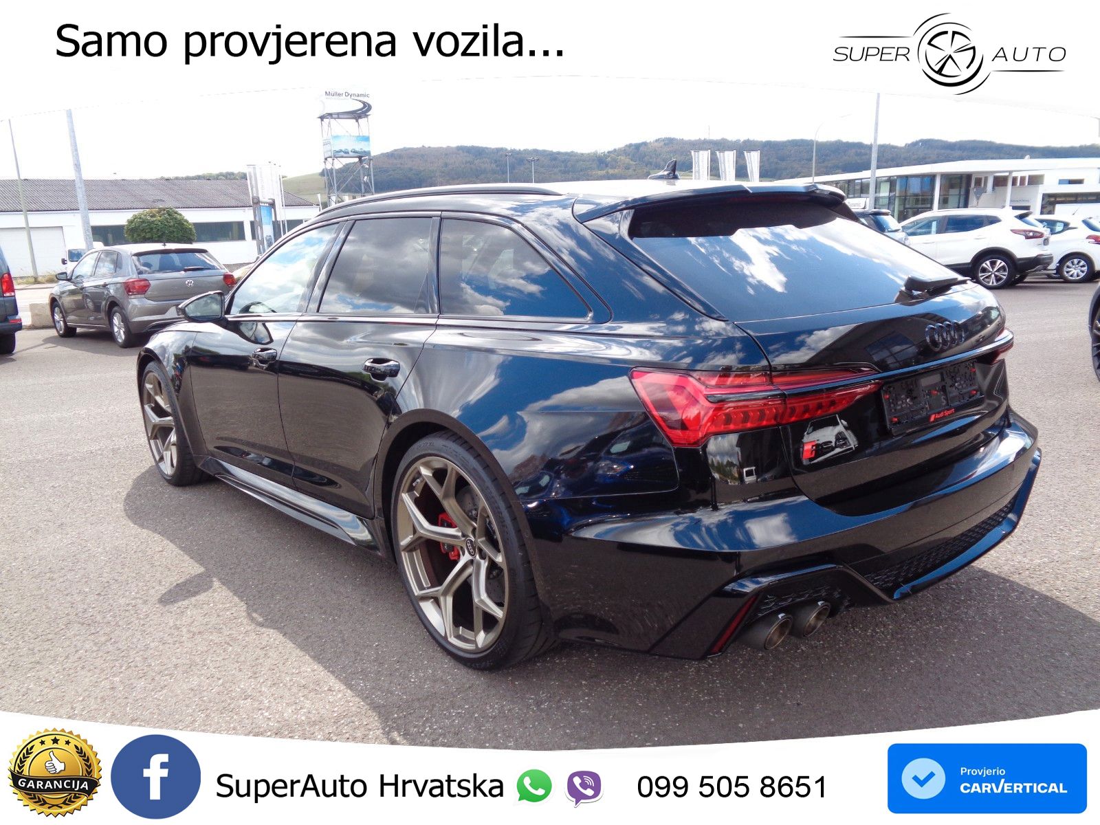 Audi RS6 Avant 4.0 TFSI V8 performance (630 KS)  quattro tiptronic LED+GR SJED+ACC