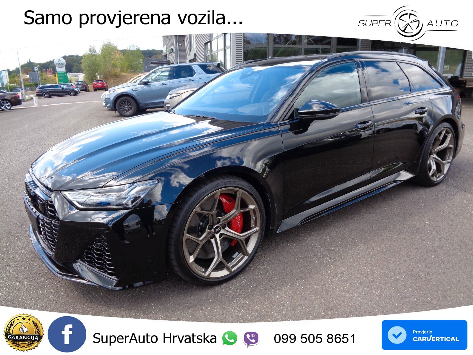 Audi RS6 Avant 4.0 TFSI V8 performance (630 KS)  quattro tiptronic LED+GR SJED+ACC